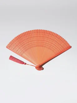 PARFOIS Abanico Bamb&uacute; Con Perforado Rosa Discount