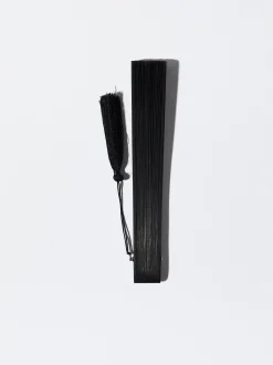 PARFOIS Abanico Bamb&uacute; Con Perforado Negro Best