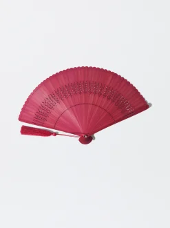 PARFOIS Abanico Bamb&uacute; Con Perforado Rosa Discount
