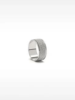 PARFOIS Anillo Con Brillantes Plateado Outlet