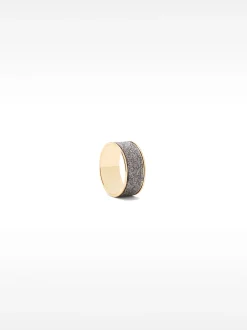 PARFOIS Anillo Con Brillantes Dorado Outlet
