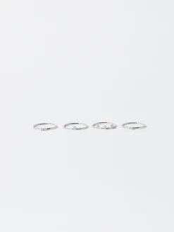 PARFOIS Anillo Con Circonitas Plateado Sale
