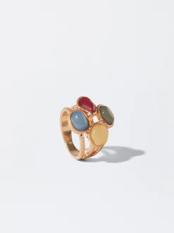 PARFOIS Anillo Con Piedra Multicor Sale