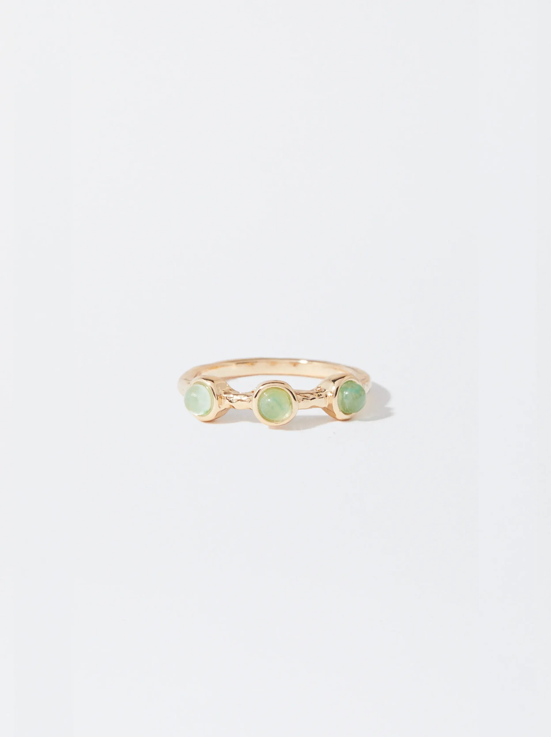 PARFOIS Anillo Con Piedra Verde Best