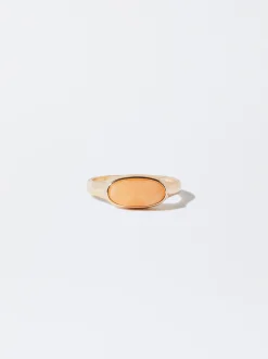 PARFOIS Anillo Con Piedra Naranja Online