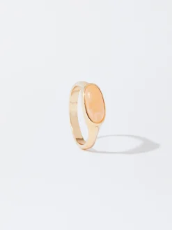PARFOIS Anillo Con Piedra Naranja Online