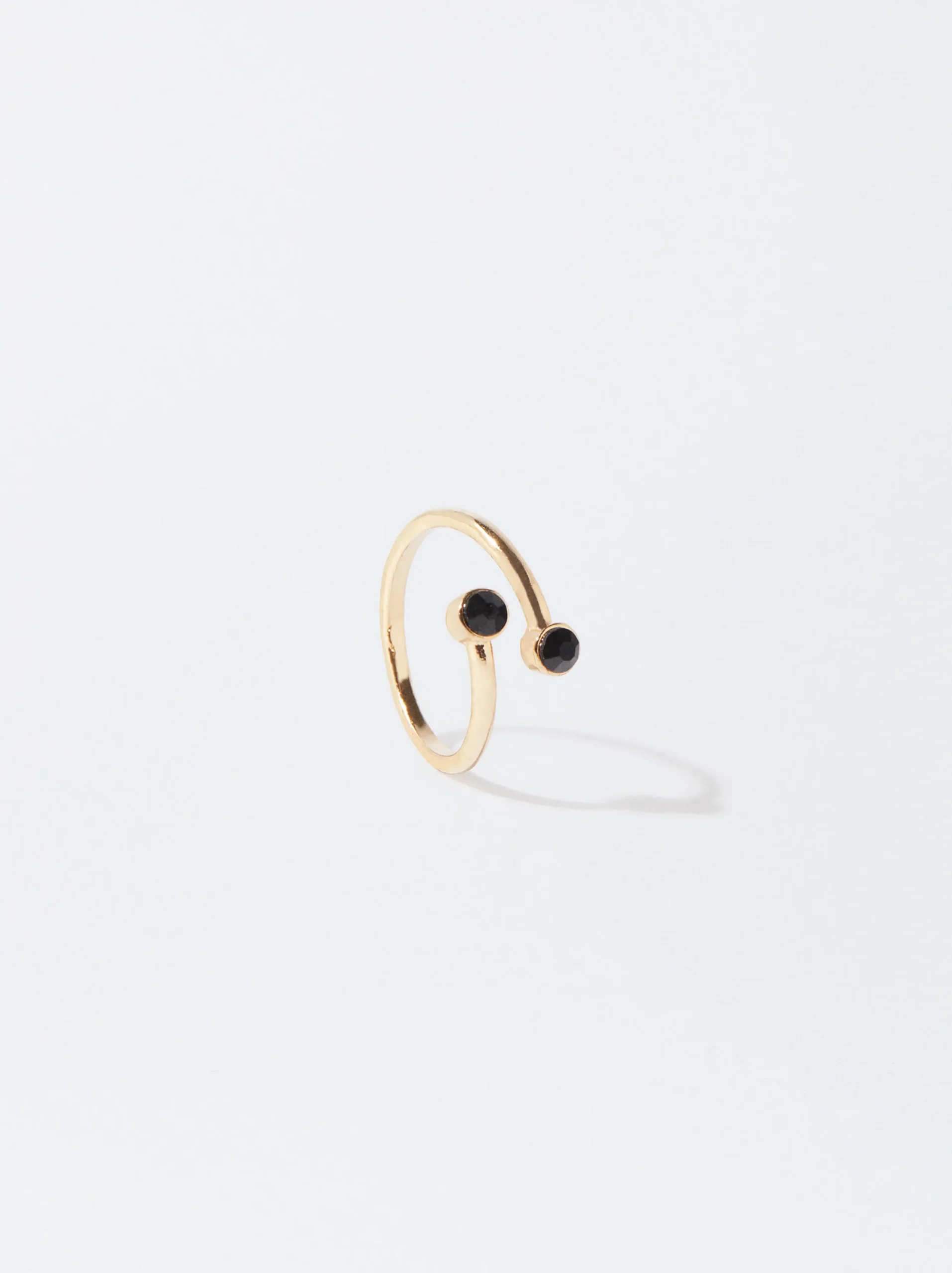 PARFOIS Anillo Con Piedra Negro Online