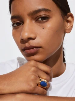 PARFOIS Anillo Con Piedra Azul Best
