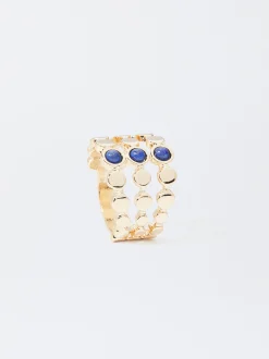 PARFOIS Anillo Con Piedra Verde Sale
