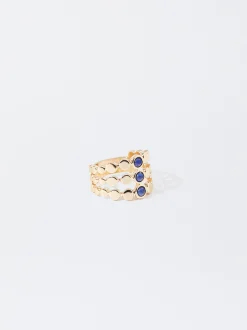PARFOIS Anillo Con Piedra Verde Sale