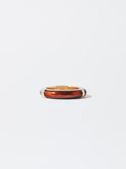 PARFOIS Anillo Con Resina Multicor Online
