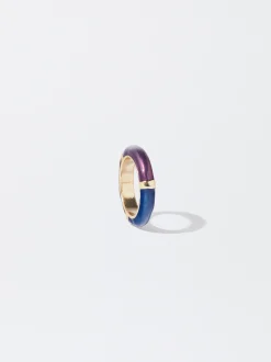 PARFOIS Anillo Con Resina Multicor Online