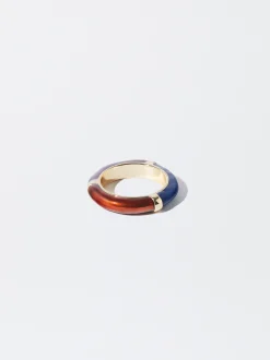 PARFOIS Anillo Con Resina Multicor Online