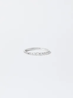 PARFOIS Anillo De Plata 925 Con Circonitas Plateado Clearance