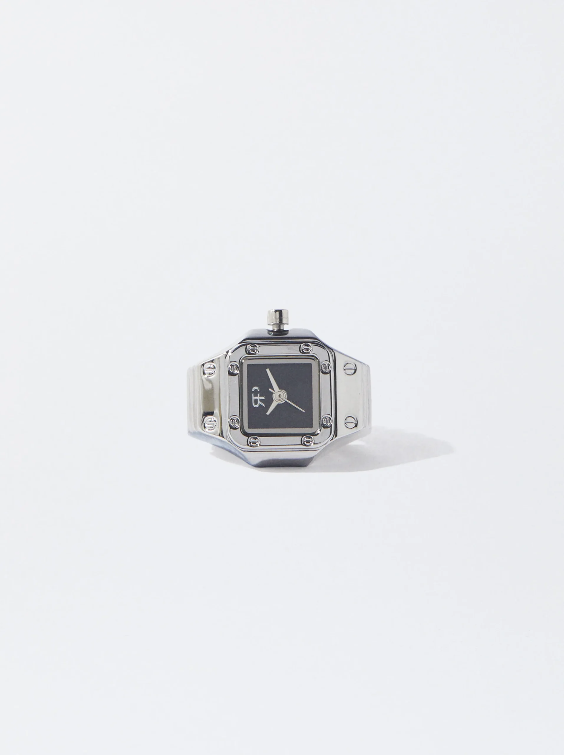 PARFOIS Anillo De Reloj De Acero Plateado Sale