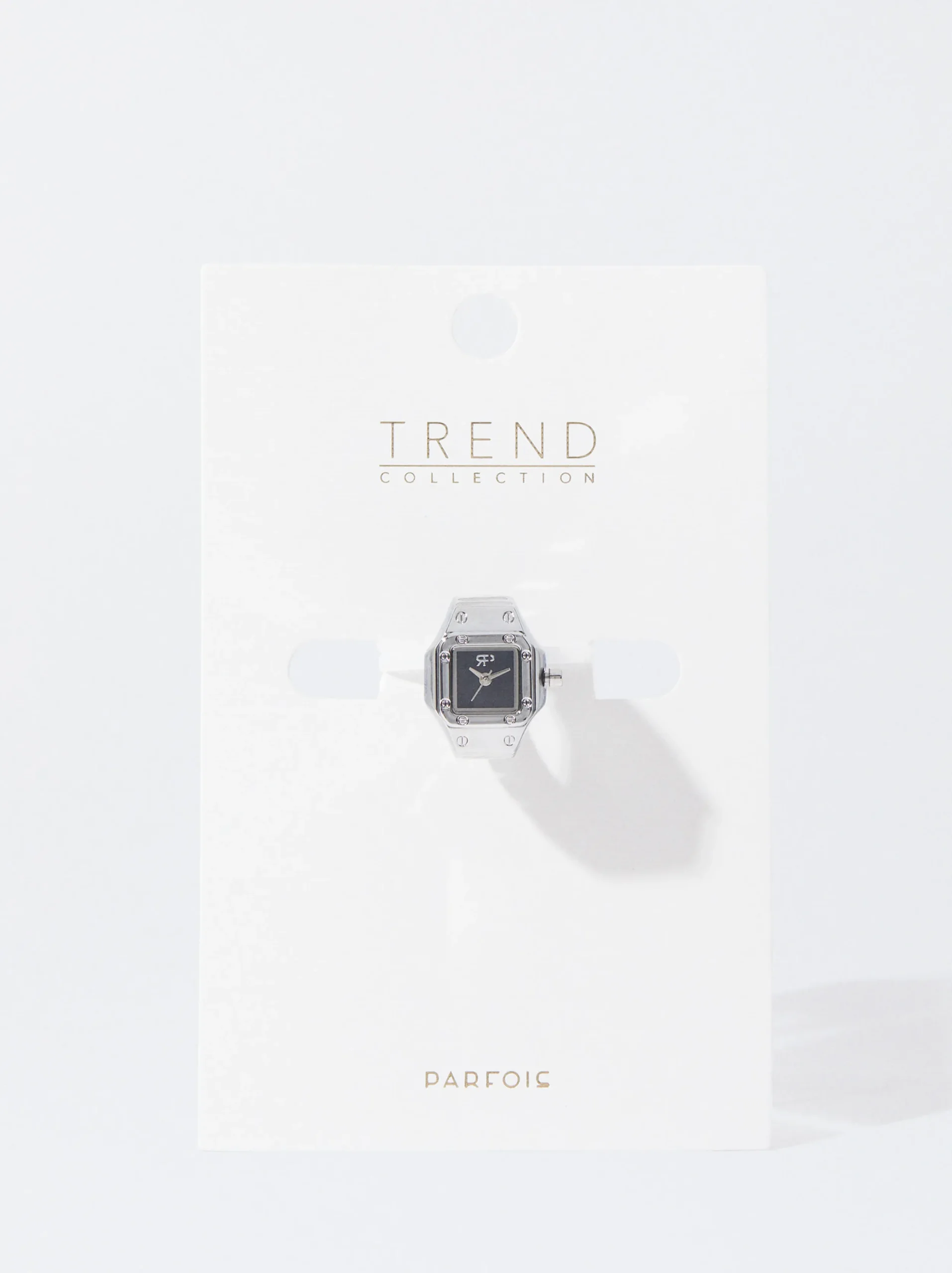PARFOIS Anillo De Reloj De Acero Plateado Sale
