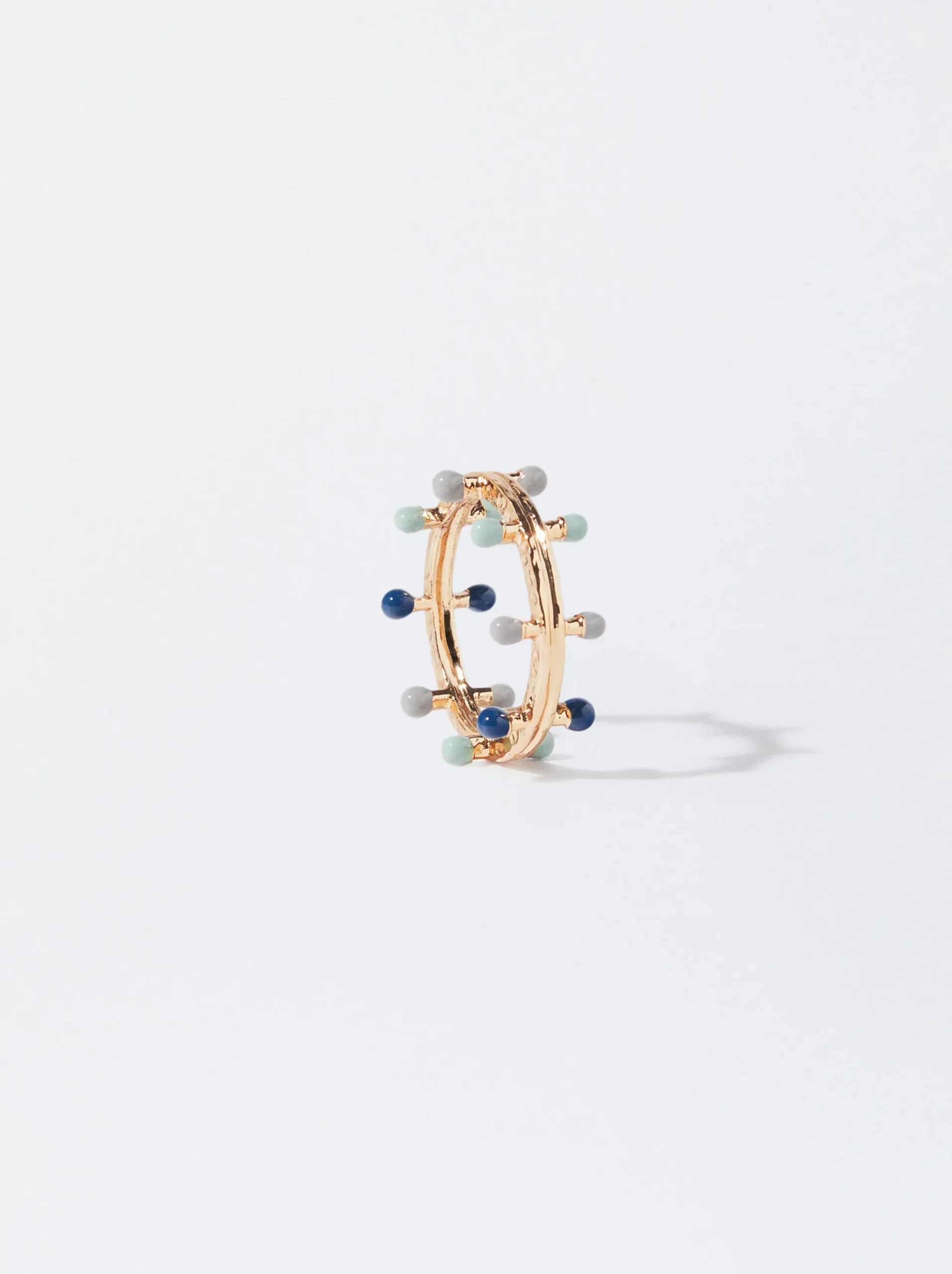 PARFOIS Anillo Dorado Multicolor Multicor Flash Sale
