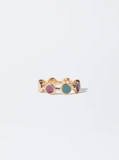 PARFOIS Anillo Esmaltado Multicor Clearance