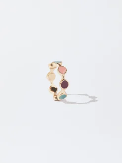 PARFOIS Anillo Esmaltado Multicor Clearance