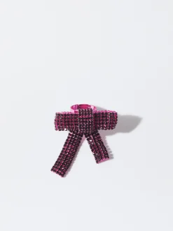 PARFOIS Anillo Maxi Lazo Fucsia New