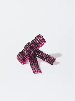 PARFOIS Anillo Maxi Lazo Fucsia New