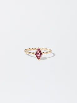 PARFOIS Anillo Para El Me&ntilde;ique Con Circonitas Multicor Sale
