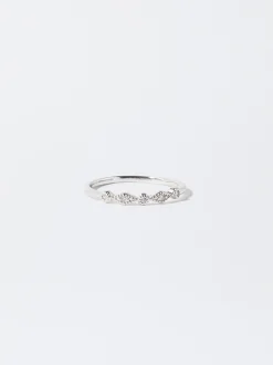 PARFOIS Anillo Con Circonitas Plateado Shop