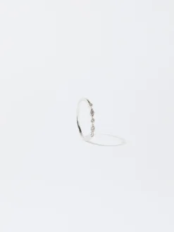 PARFOIS Anillo Con Circonitas Plateado Shop