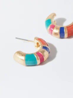 PARFOIS Aros Esmaltados Multicolor Multicor Discount