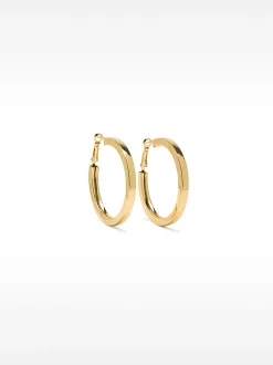PARFOIS Aros Medianos B&aacute;sicos Dorado Flash Sale