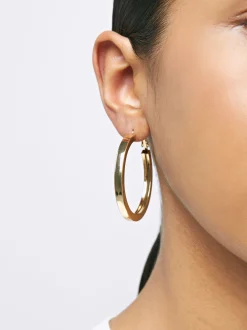 PARFOIS Aros Medianos B&aacute;sicos Dorado Flash Sale