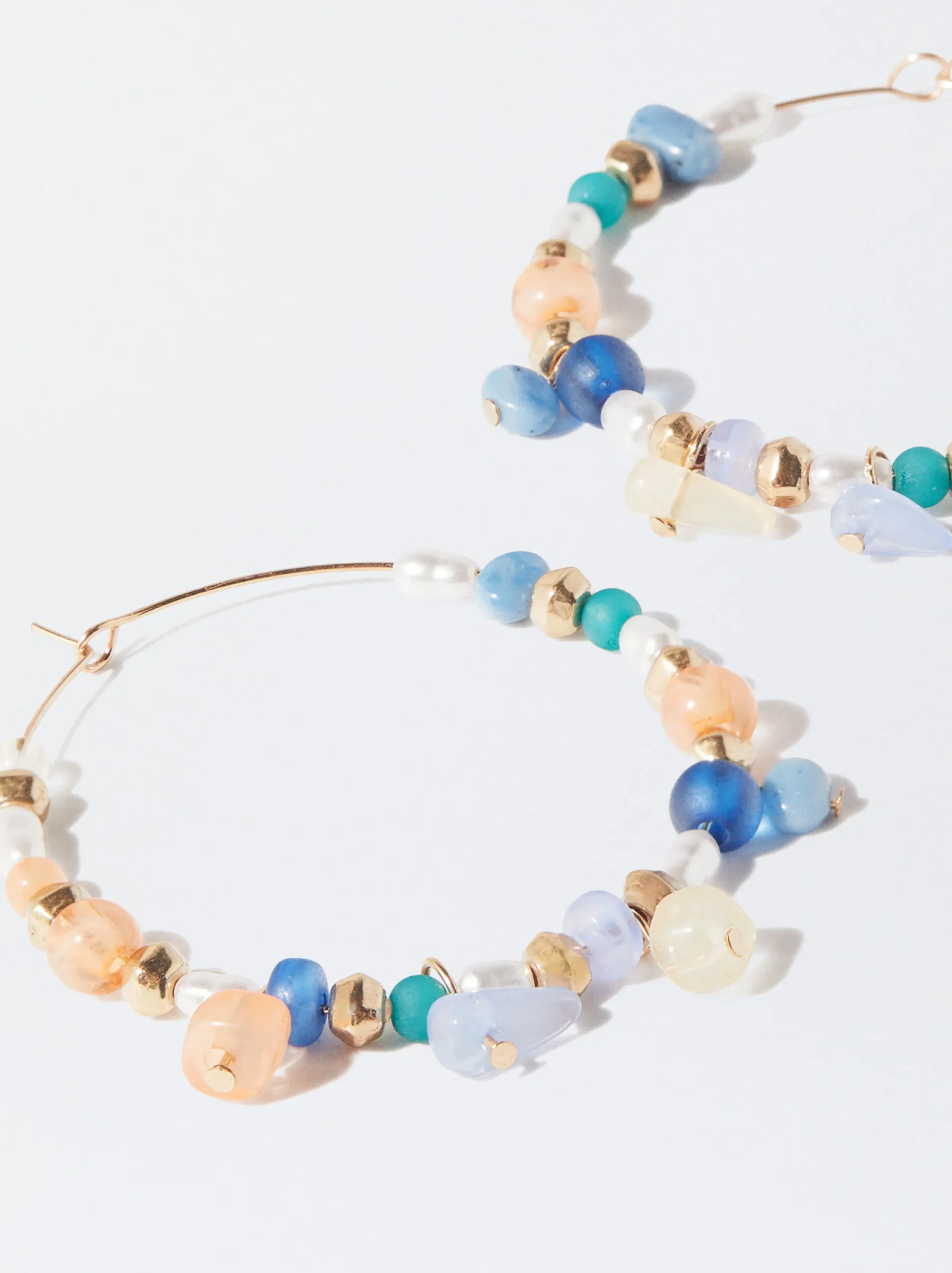 PARFOIS Aros Multicolor Con Piedra Multicor Online