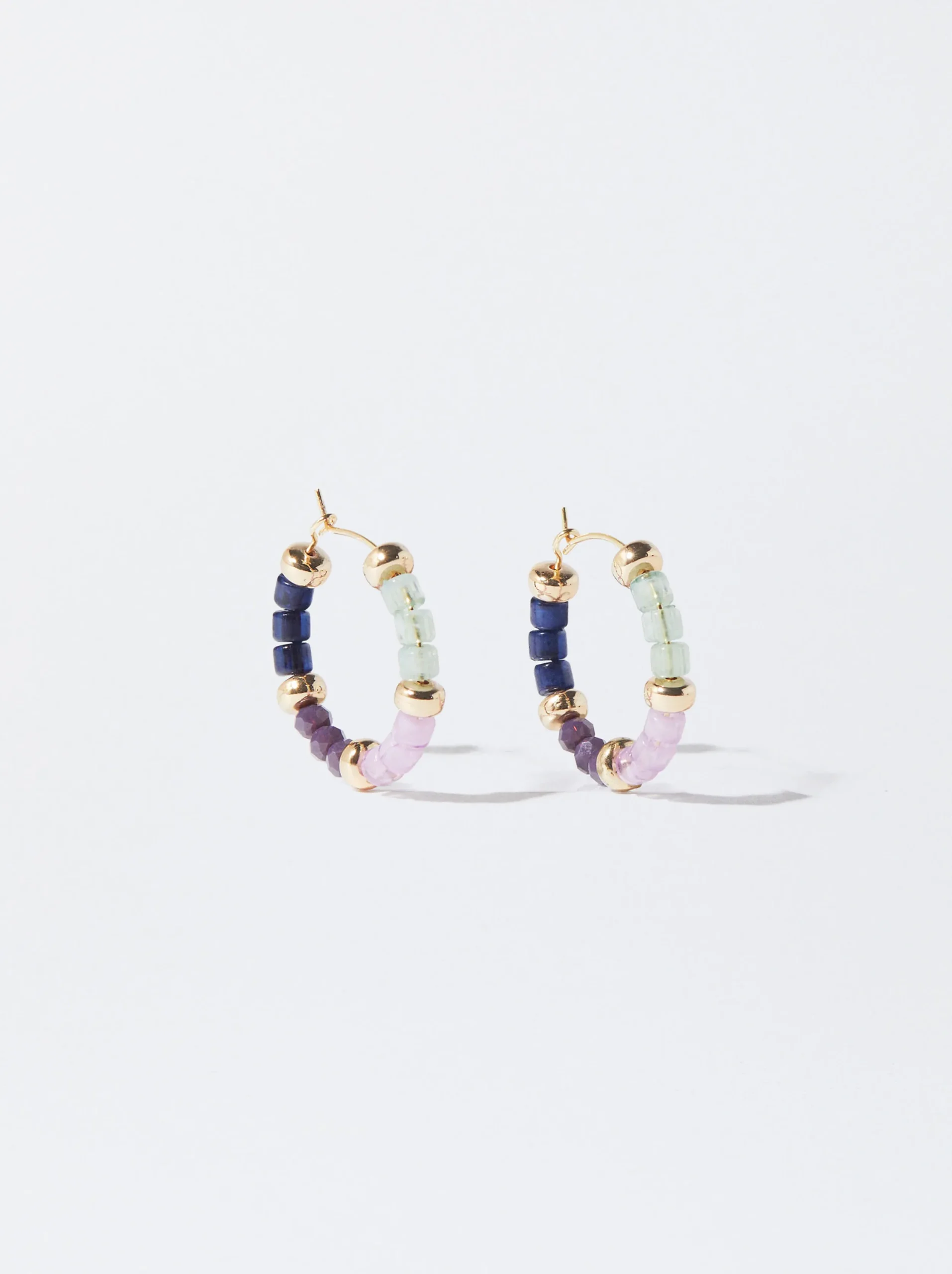 PARFOIS Aros Multicolor Con Piedra Multicor Best Sale