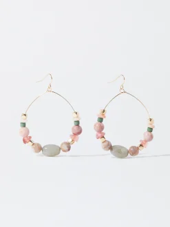 PARFOIS Aros Multicolor Con Piedra Multicor Shop