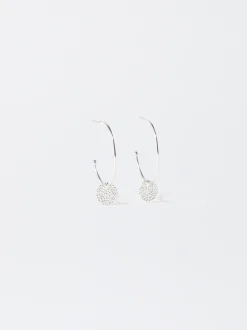 PARFOIS Aros s Con Medallas Plateado Fashion
