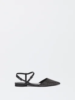PARFOIS Bailarina Punta Con Glitter Negro Online
