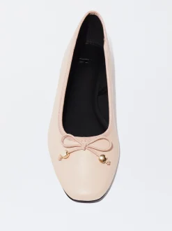 PARFOIS Bailarina Punta Con Lazo Rosa Best Sale