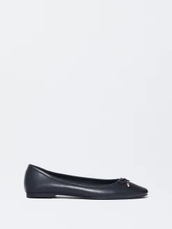PARFOIS Bailarina Punta Lazo Azul Marino Cheap