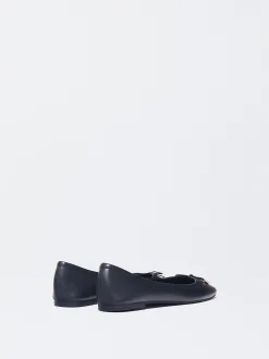 PARFOIS Bailarina Punta Lazo Azul Marino Cheap
