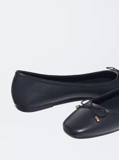 PARFOIS Bailarina Punta Lazo Azul Marino Cheap