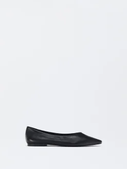 PARFOIS Bailarinas De Piel Negro New