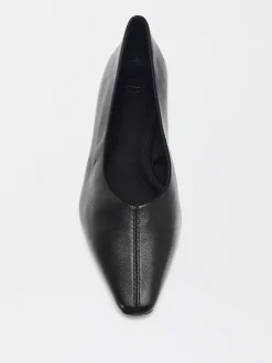 PARFOIS Bailarinas De Piel Negro New