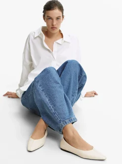 PARFOIS Bailarinas De Piel Blanco Store