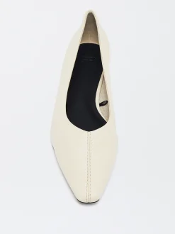 PARFOIS Bailarinas De Piel Blanco Store