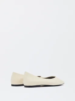 PARFOIS Bailarinas De Piel Blanco Store