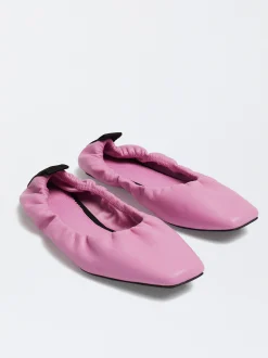 PARFOIS Bailarinas Nylon Estampado Animal Rosa Fashion