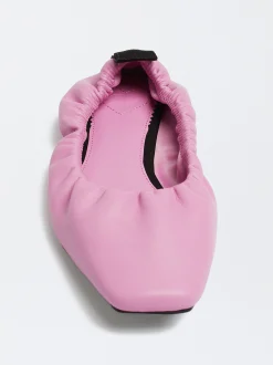 PARFOIS Bailarinas Nylon Estampado Animal Rosa Fashion