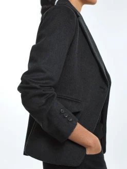 PARFOIS Blazer Con Lana Gris Best