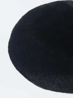 PARFOIS Boina Con Pelo Negro Hot