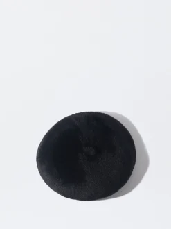 PARFOIS Boina Con Pelo Negro Hot